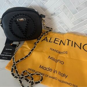 Valentino Black Mini Bag with Chain Strap